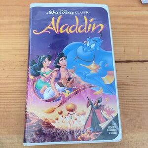 Disney Aladdin VHS - Purple and Blue Cover